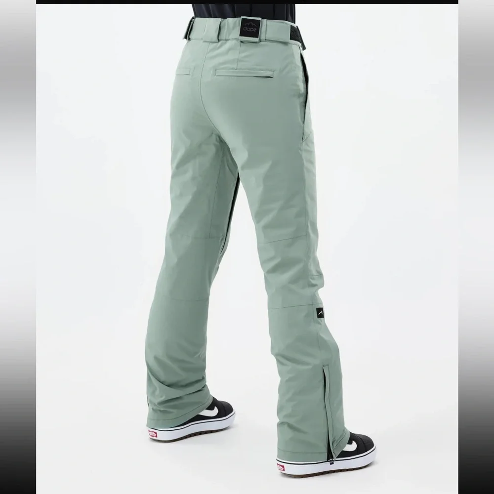DOPE Con W Snowboard Pants Women Faded Green - Picture 3 of 5